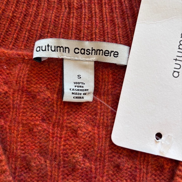 Autumn Cashmere Cabled Diamond Vest - Picture 6 of 9